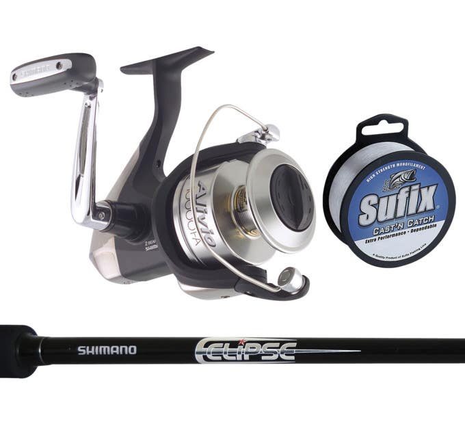 Shimano Alivio Surf Rod Reel Combo Burnsco