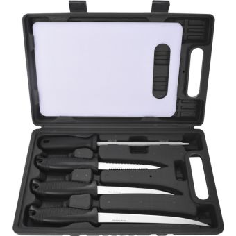 Burnsco Filleting Knife Set 5pc with Carry Case