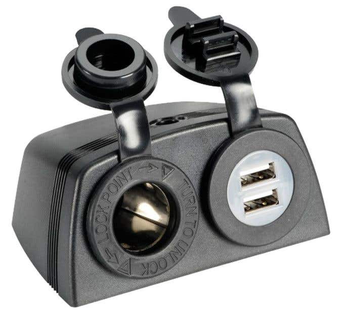 Dual Usb Cigarette Socket